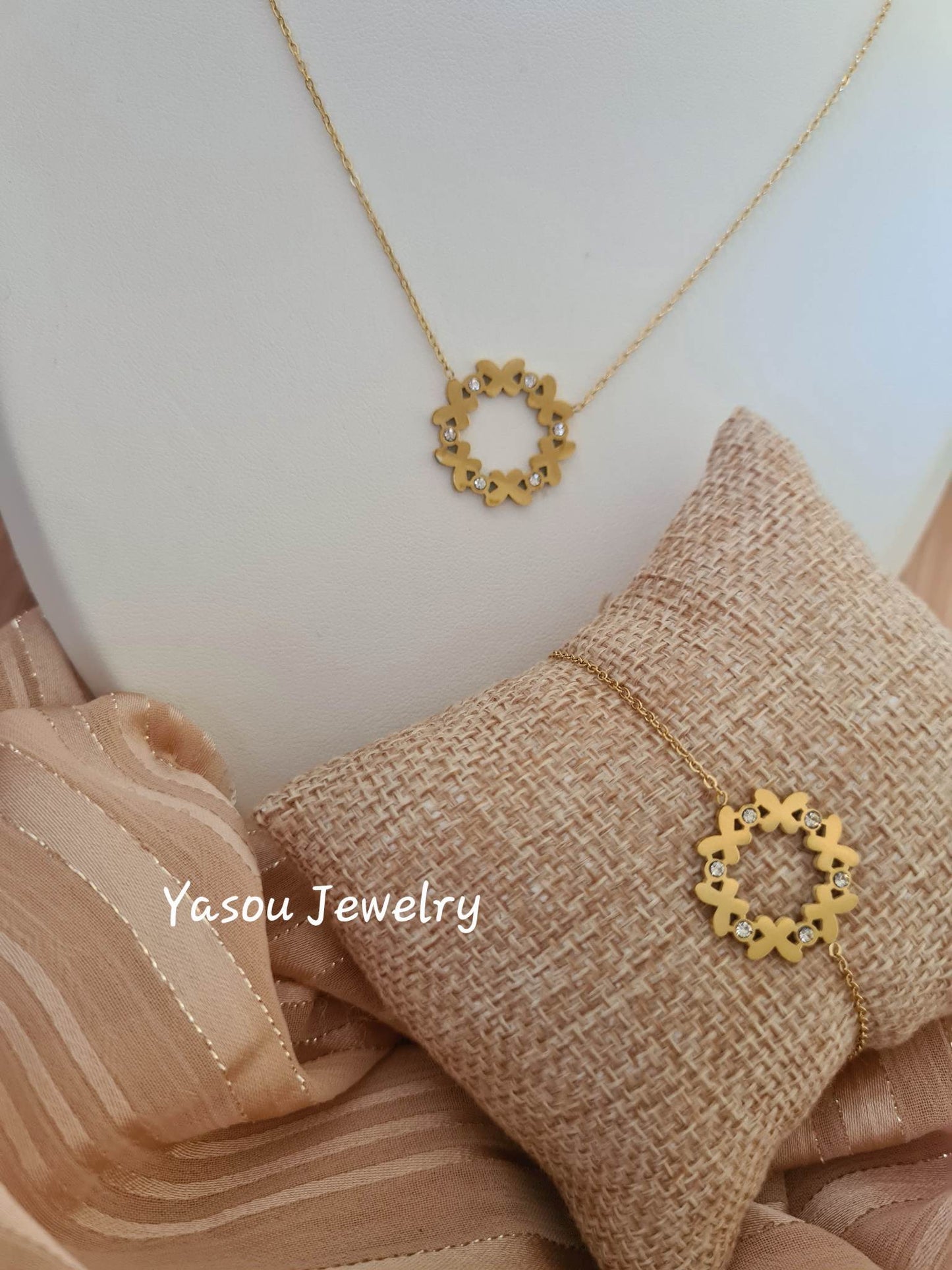 Collier Multi Papillon Diamant