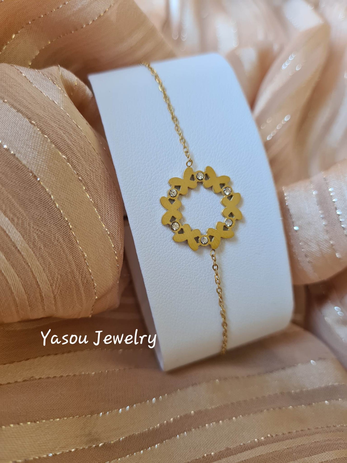 Bracelet Multi Papillon Diamant