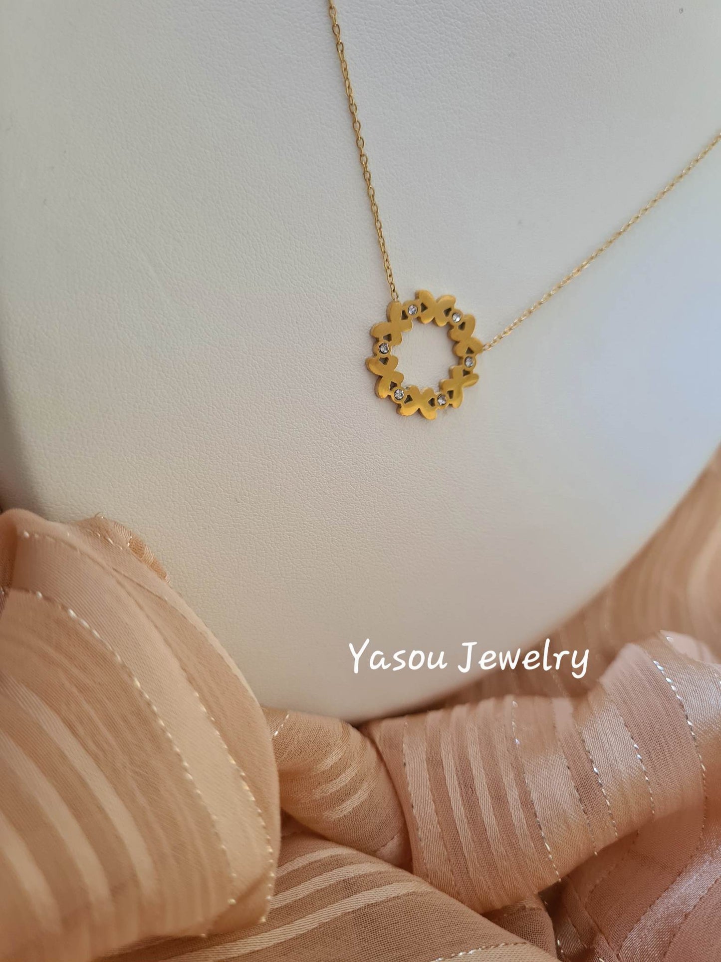 Collier Multi Papillon Diamant