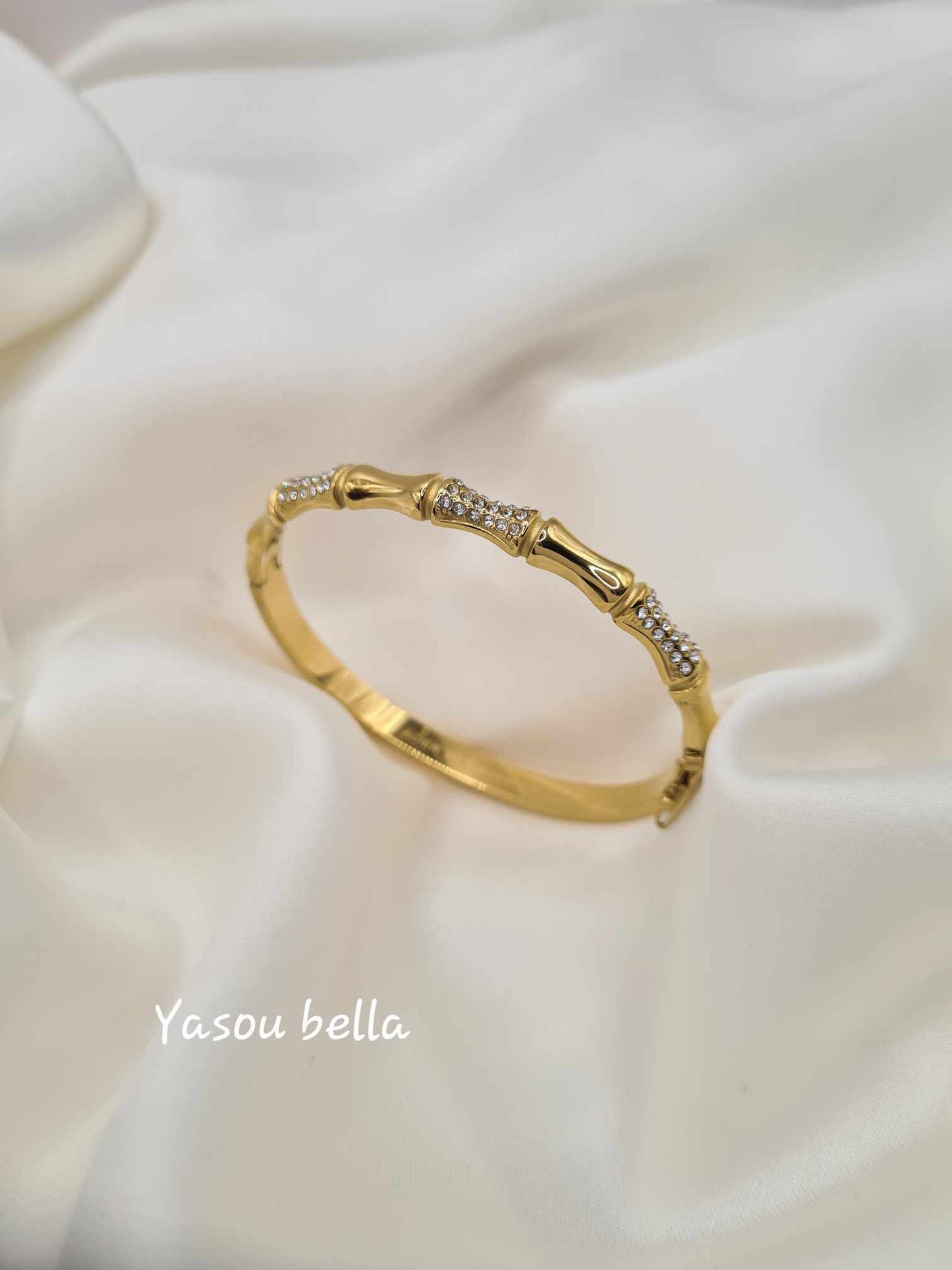 Bracelet "Bambou Prestige Fermeture Dahab" (d 6cm)